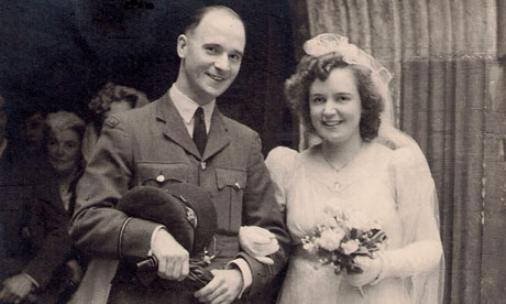 Celia Rowley on her wedding day.