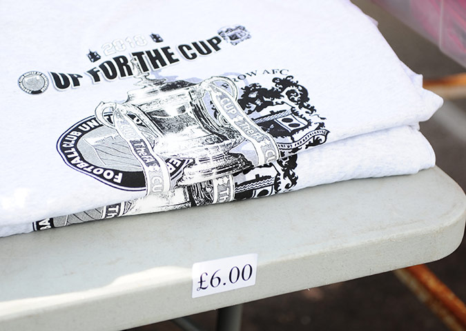 FC United: FC United of Manchester commemorative FA Cup t-shirts for sale