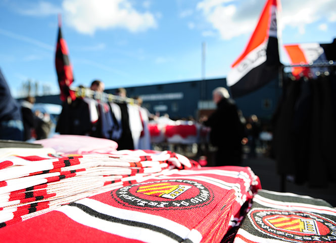 FC United: FC United of Manchester merchandise for sale before kick off