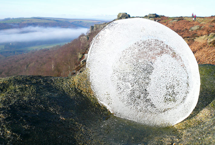 In pictures: circles: circle of ice