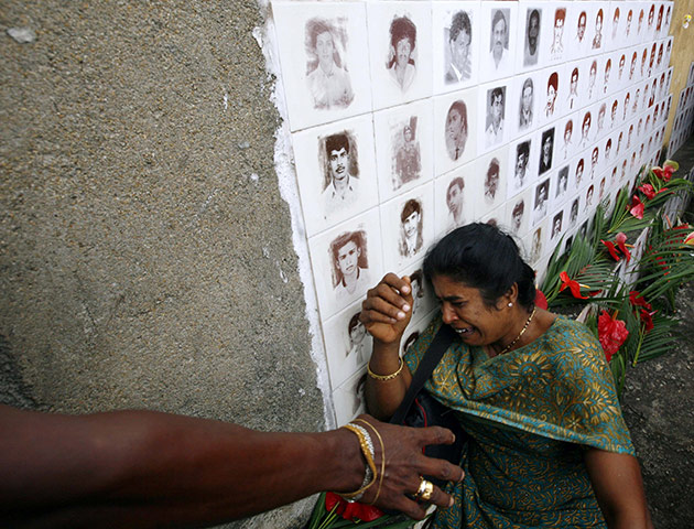 24 hours in pictures: A mother cries in Sri Lanka