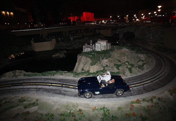 24 Hours In Pictures: Ferrari Theme Park opens in Abu Dhabi