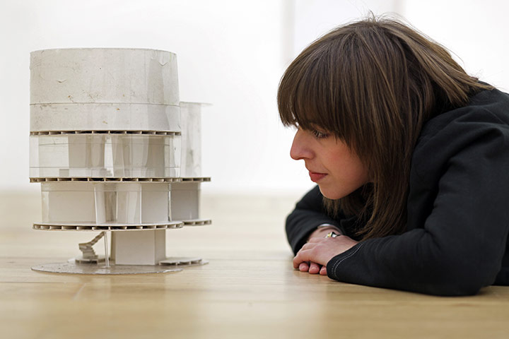 Art: Part of Ian Kiaer 'Melnikov Project, Silver' at Nottingham Contemporary