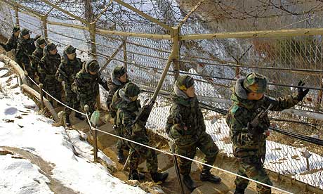 South Korean soldiers in Hwacheon