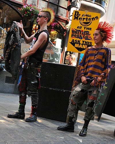Doc Martens: Punk rockers in Covent Garden