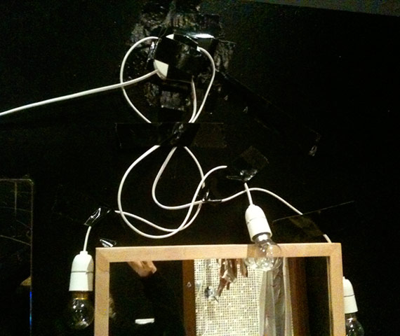 Week in pics: Goldfrapp: lighting in dressing rooms