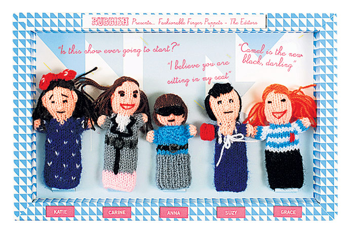 The fashion briefing: Fashion finger puppets