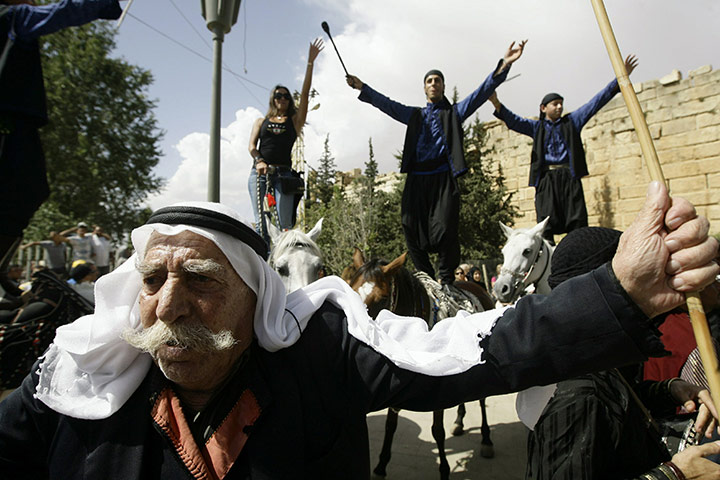 24 hours in pictures: Traditional Lebanese dancers 