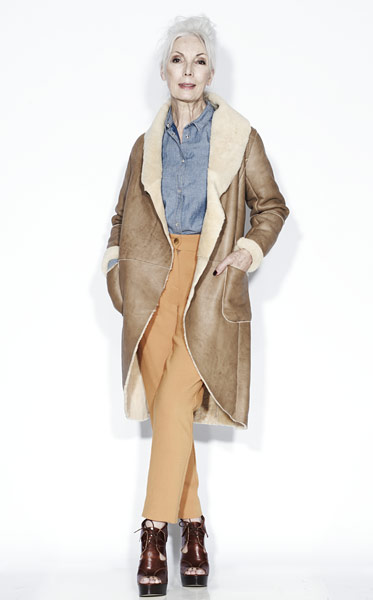 Line-up: shearling: Oversized coat