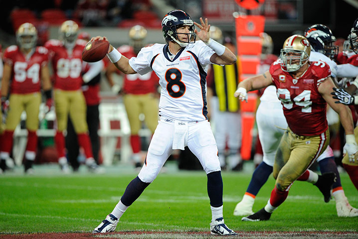 NFL match: Denver Broncos v San Francisco 49ers