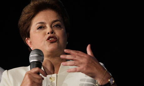 Dilma Rousseff, the Workers' party candiidate in Brazil