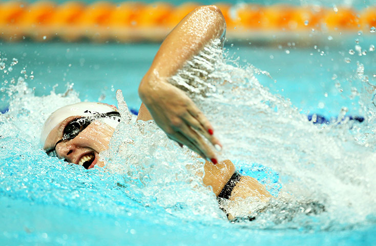 Commonwealth Games: Rebecca Adlington of England 200m Freestyle Final Commonwealth Games