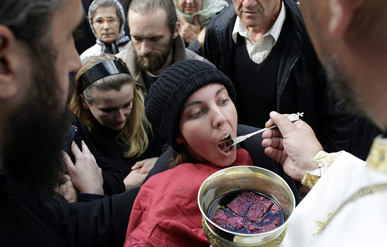 24 hours in pictures: atriarch of the Serbian Orthodox Church enthroned