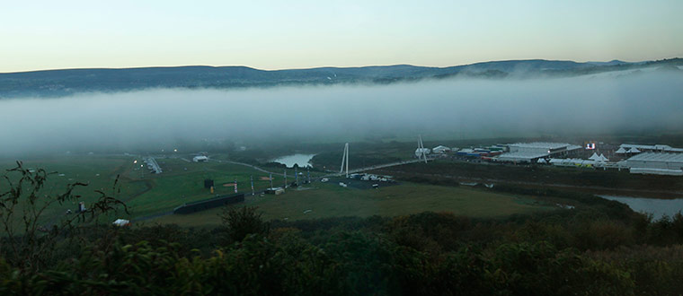 Ryder Cup Day 4: A layer of fog descends over the course on the final day, Ryder Cup