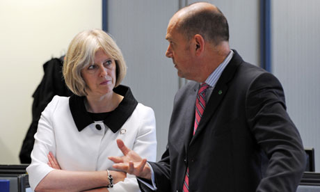 Theresa May and Jim Gamble