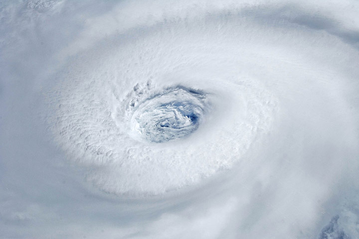 Satellite Eye on Earth  the eye of Hurricane Igor