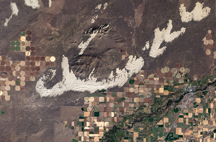 Satellite Eye on Earth  St. Anthony dunes