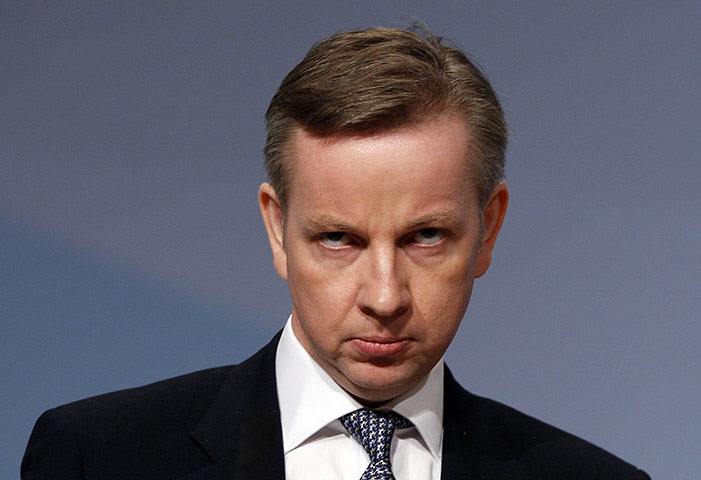 Conservative Conference 2: Education Secretary Michael Gove listens to applause