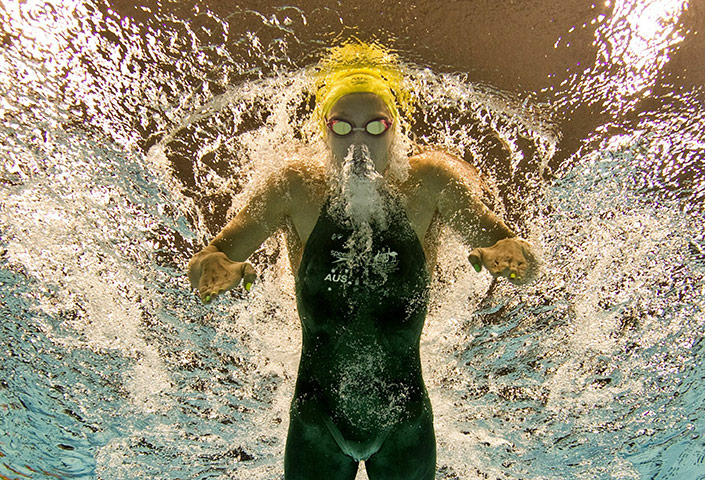 CWG Day 2: Australian swimmer Leiston Pickett on her way to winning gold