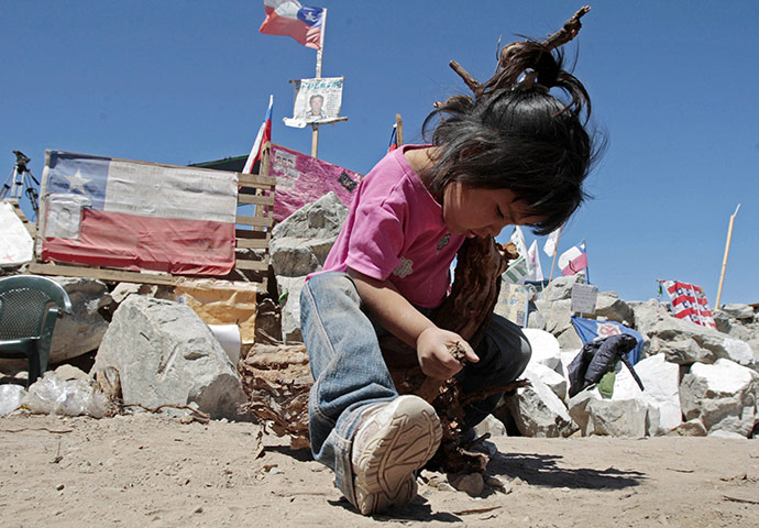 Chile miners rescue: 30 September: Sofia Barrera, niece of trapped miner Jimy Sanchez