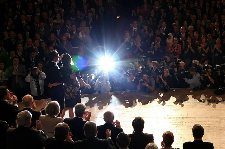 conservative 4: David Cameron Makes His Keynote Speech To The Conservative Party Conference