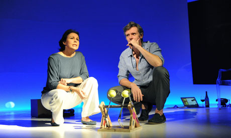 Julie Graham and Richard Clothier in Enlightenment Hampstead Theatre