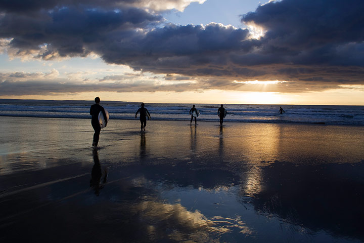 In pictures: action: surfing holiday in Croyde