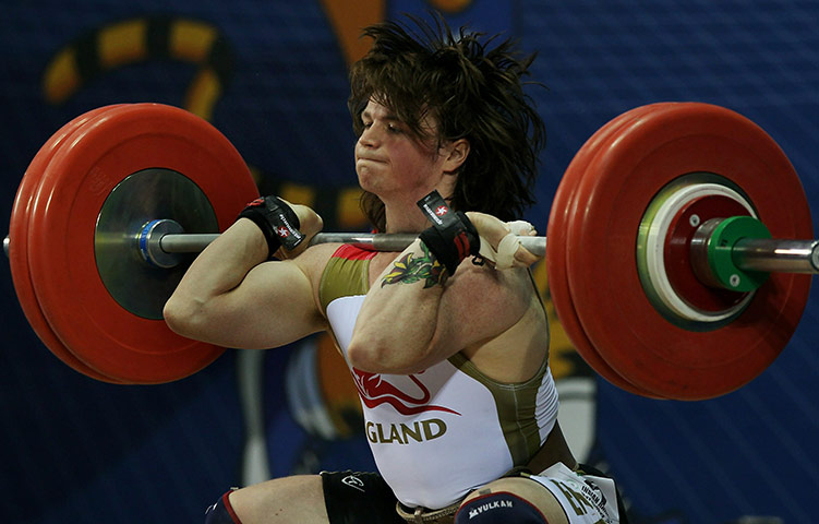 Commonwealth Games Day 4: Jack Oliver competes in the 77kg men's weightlifting Commonwealth Games