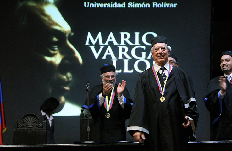 Mario Vargas Llosa: Mario Vargas Llosa is invested as Doctor Honoris Causa