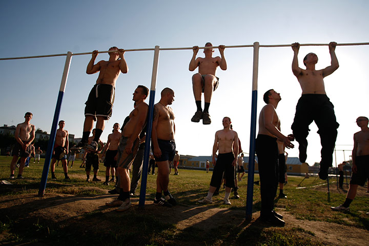 24 hours in pictures: Cadets during training at an air defense unit, Russia