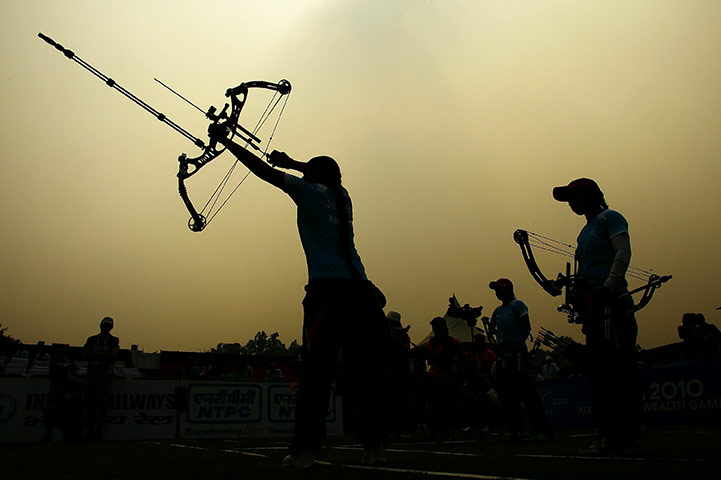 24 hours in pictures: 19th Commonwealth Games - Day 4: Archery