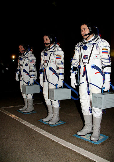 Launch Space Station: Crew wait for International Space Station (ISS) Launch