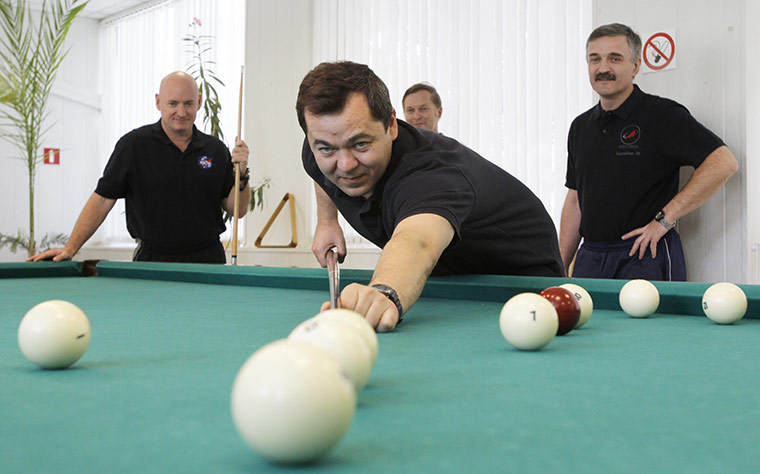 Launch Space Station: Scott Kelly, Alexander Kalery, Oleg Skripochka IIS Launch