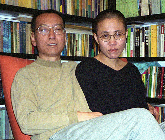Liu Xiaobo Nobel Peace: Chinese dissident Liu Xiaobo and his wife Liu Xia in Beijing