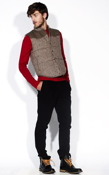 Line-up: Gilets: Tweed gilet