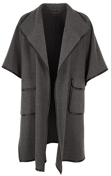 Key trends: capes: Wool cape