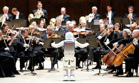 The Detroit Symphony Orchestra conducted by Honda's ASIMO robot