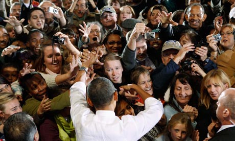 Obama campaigns in Charlottesville, Virginia