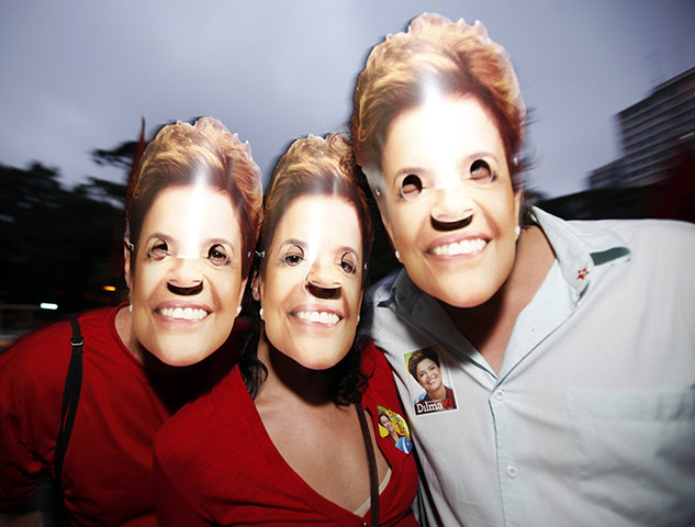 Brazil election result: masks