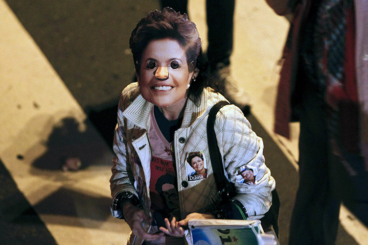 Brazil election result: supporter