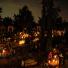 All saints day: General view of a cemetery during the Day of the Dead in San Gregorio