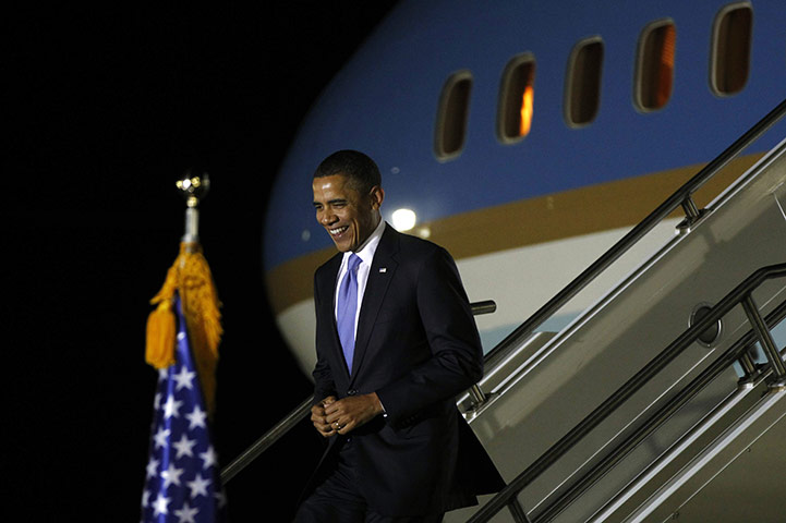 Obama in Indonesia: President Barack Obama arrives to attend the G20 Summit in Seoul