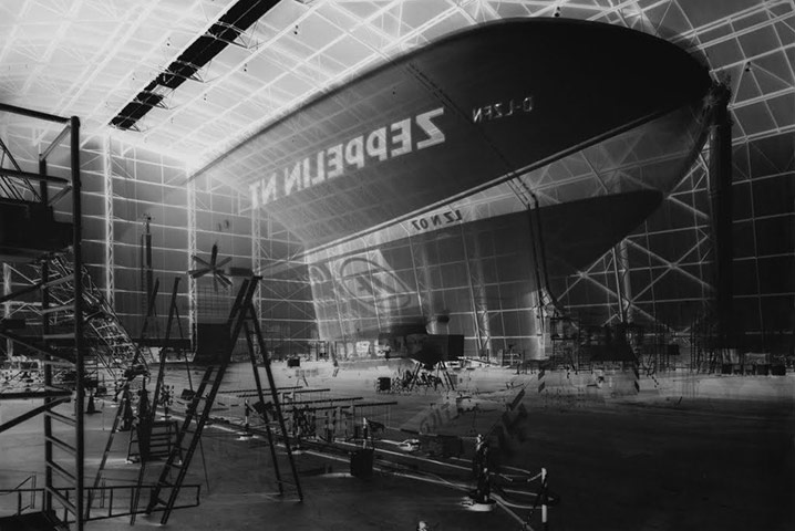 Prix Pictet: Vera Lutter:  Zeppelin, Friedrichshafen