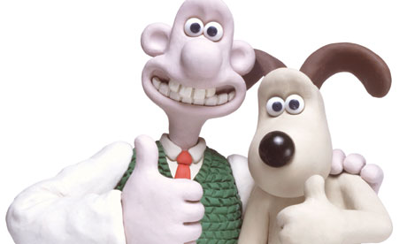 Hello, Wallace & Gromit. Your new role as TV presenters is well underway!