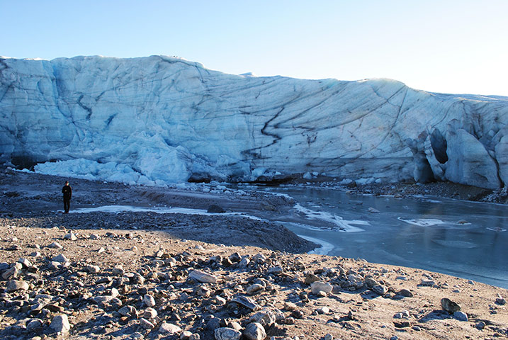 Polar circle: Polar Circle - Russell glacier 