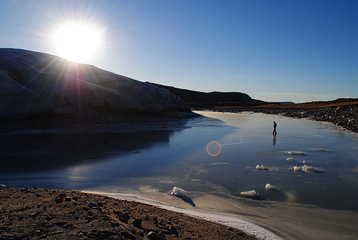 Polar circle: Polar Circle - Russell glacier