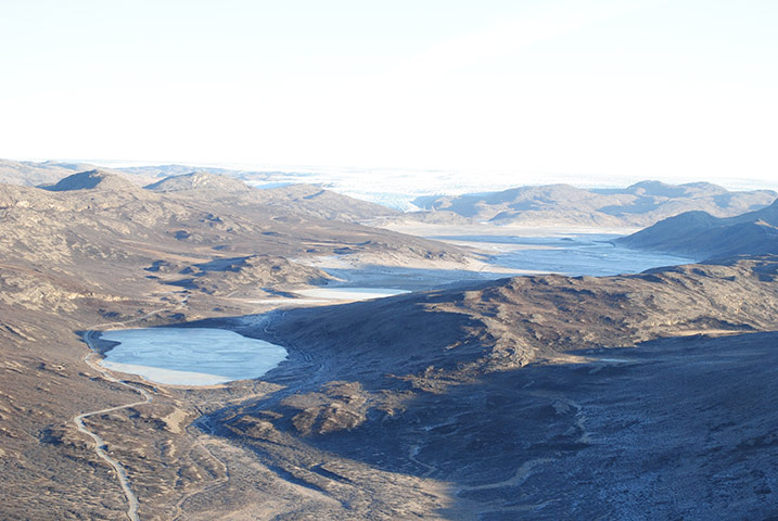 Polar circle: Polar Circle - route after ice-cap