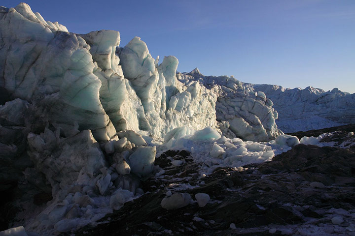 Polar circle: Polar Circle - Russell glacier