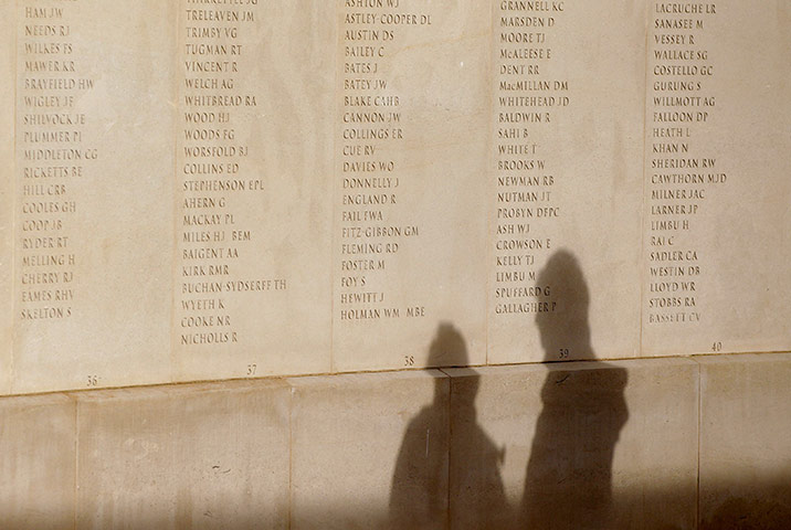 Remembrance day: National Memorial Arboretum in Alrewas 
