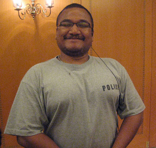 week in pics: koenig: Indonesian bodyguard